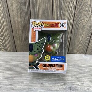 Funko Pop! Dragon Ball Cell (First Form) Glows GITD Walmart Exclusive #947